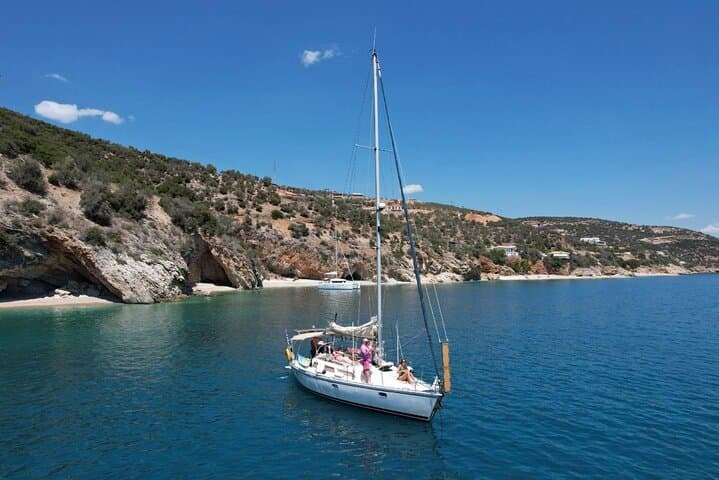 Sail From Nafplio to Hidden Beaches: Semi-Private Sun Cruise with Meal