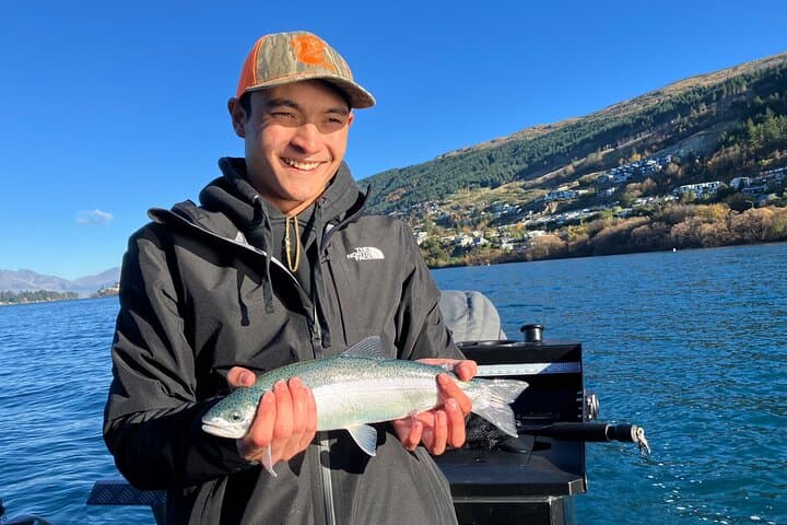 Lake Hāwea 3-Hour Electric Fishing Charter — Trout & Salmon on Quiet Water photo 5