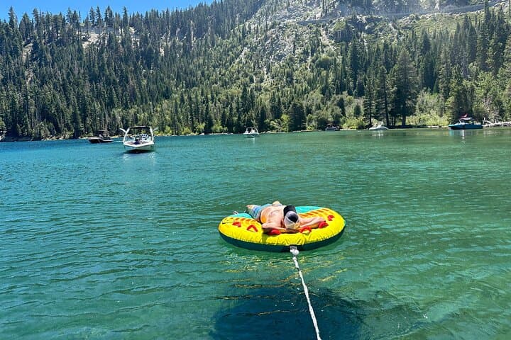 Private Lake Tahoe Boat Tour to Emerald Bay — Luxury Cobalt R6 Charter photo 3
