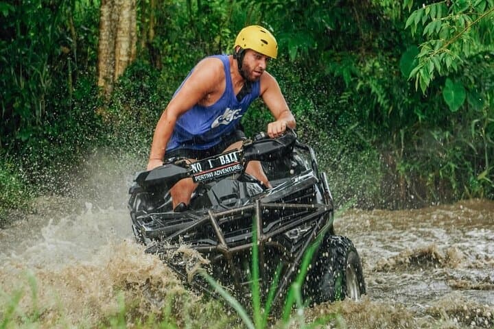 Bali ATV Quad Adventure: Ubud Monkey Forest & Tegenungan Waterfall