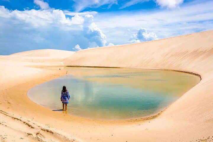 Blue Lagoon Circuit Shared Tour — Lençóis Maranhenses Half-Day 4x4 & Swim