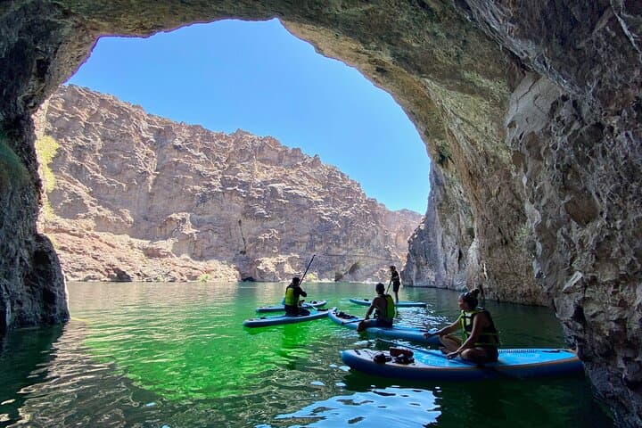 Explore Emerald Cave by Paddleboard: Private Tour from Willow Beach photo 6