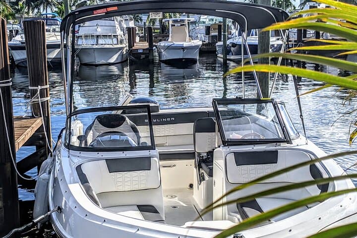 Private 21-Foot Bayliner Rental: Explore Fort Lauderdale Canals & Sandbars photo 2