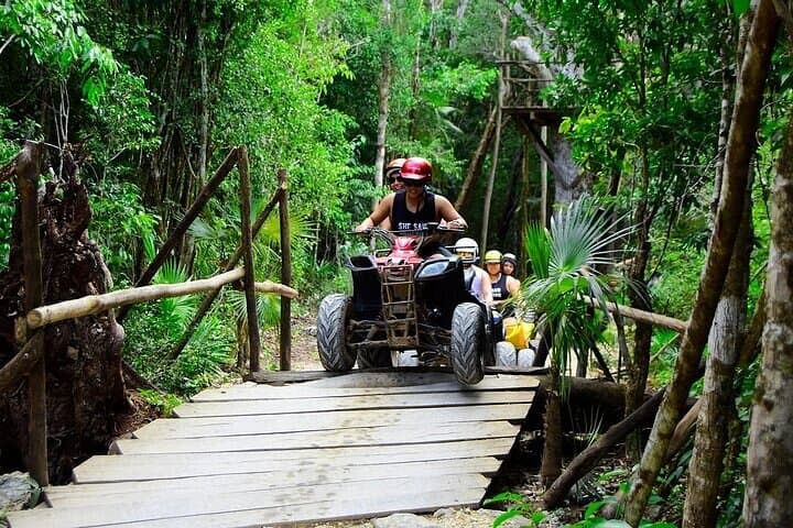 Puerto Morelos Mayan Jungle: ATV, Zipline, Horseback & Cenote Swim