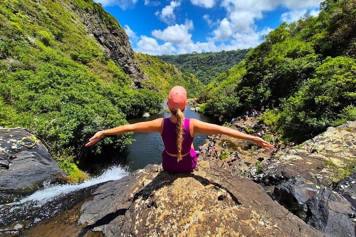 Tamarin Falls Short Loop: Hiking the 7 Waterfalls of Mauritius