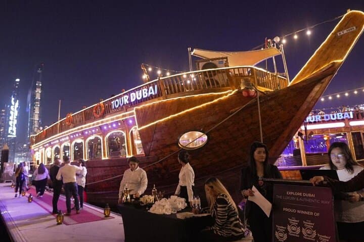 Royal Indian Dinner Dhow Cruise in Dubai Marina