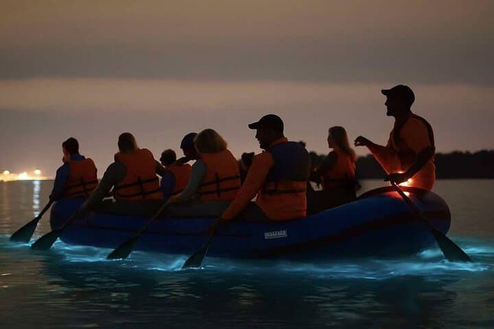Cocoa Beach Bioluminescence Rafting Tour — Family-Friendly Night Raft