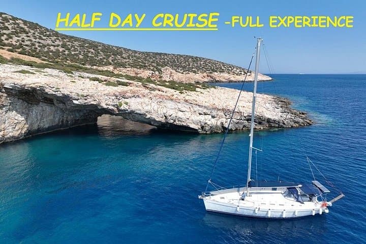 Half-Day Blue Lagoon & Tripiti Sea Caves Cruise from Piso Livadi, Paros photo 1