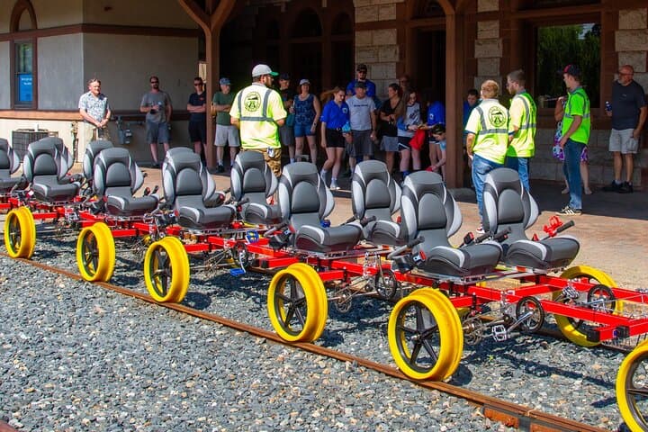Pedal the Rails: Granite State Rail Bikes Along Lake Winnisquam photo 3