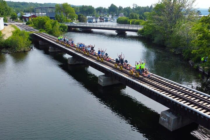 Pedal the Rails: Granite State Rail Bikes Along Lake Winnisquam photo 4
