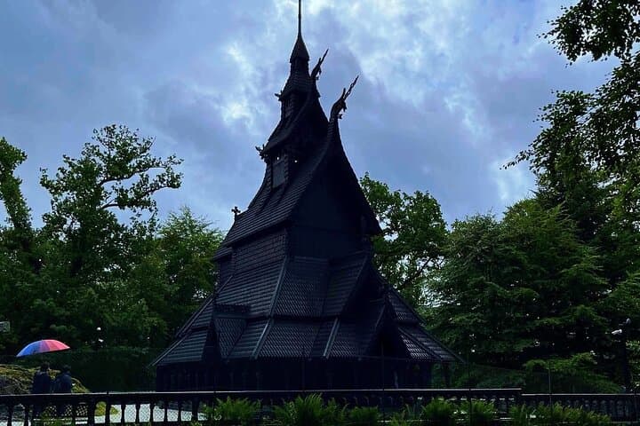 Bergen with a Local: Fløyen Views, Fantoft Stave Church & City Walk