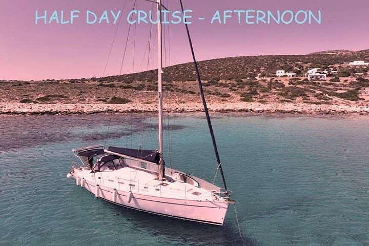 Blue Lagoon and Tripiti Sea Caves: 5-Hour Paros Sunset Cruise with Cliff Jumping photo 1