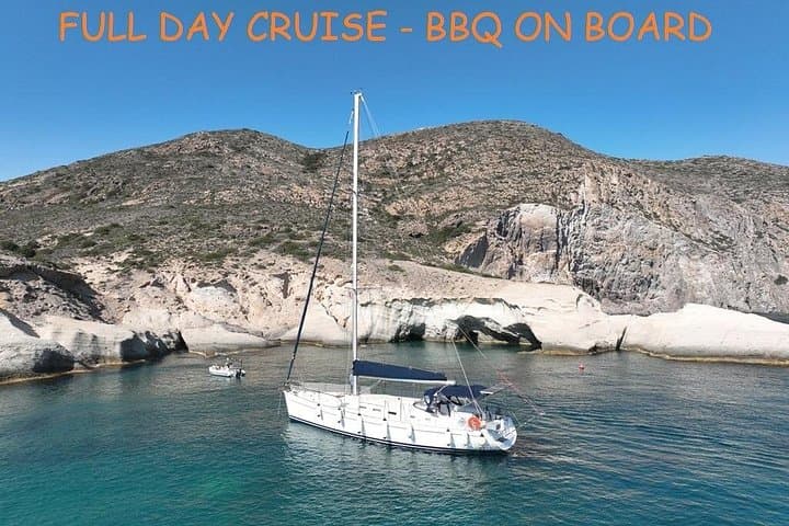 Blue Lagoon and Antiparos Full-Day Cruise with BBQ from Piso Livadi photo 1