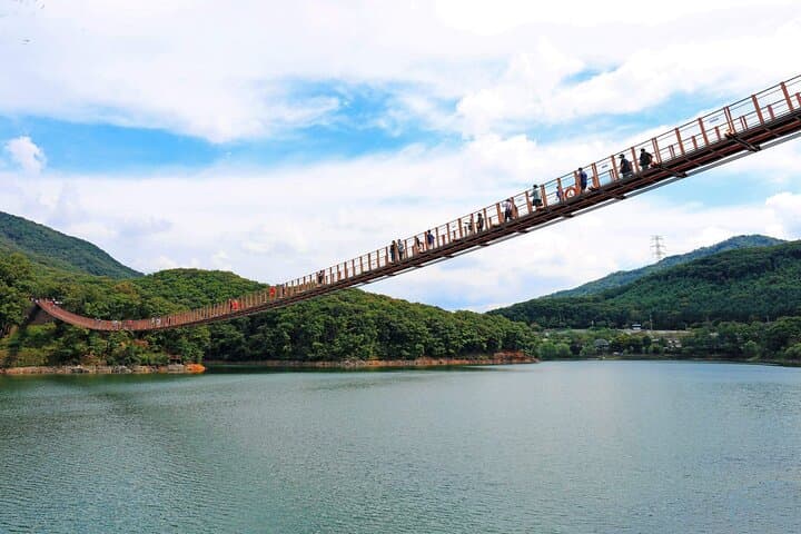 Seoul to the DMZ: Third Tunnel, Dora Observatory & Majang Lake Suspension Bridge Tour