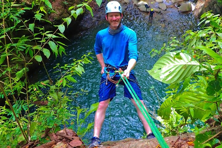 Diamante Waterfall Canyoning — 150ft Rappels in Quepos' Pacific Canyons