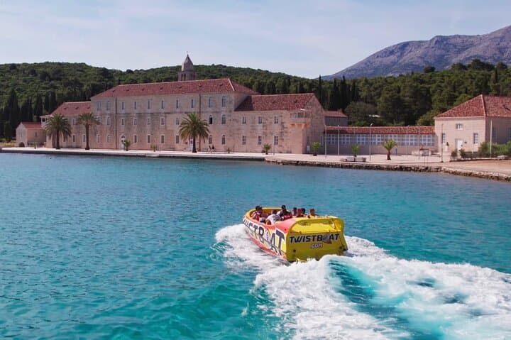 Twistboat Water Roller Coaster in Lumbarda: Jet-Boat Adventure on Korčula photo 1