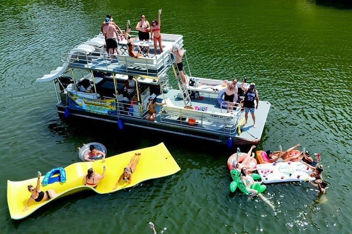Percy Priest Party Boat: Double‑Decker Triple‑Slide Charter on Nashville’s Lake photo 1