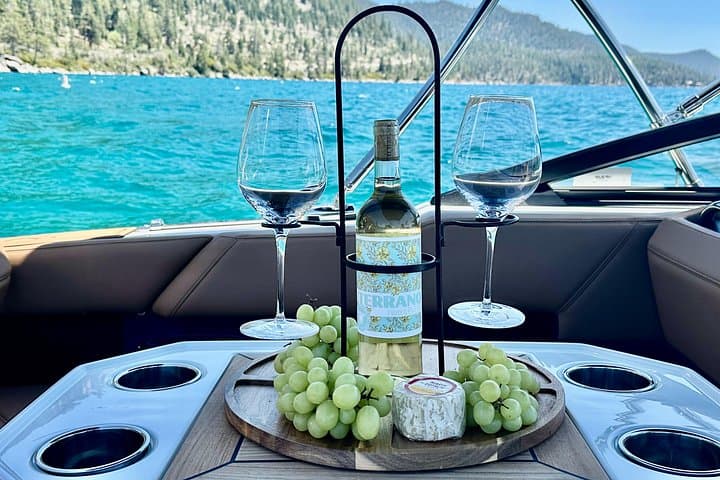 Private Lake Tahoe Boat Tour to Emerald Bay — Luxury Cobalt R6 Charter photo 2