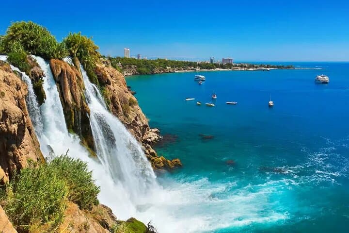 Relaxing Antalya Boat Tour to Düden Waterfall — Swim Stops & Lunch photo 2