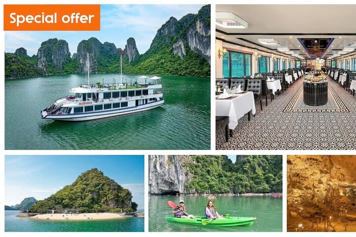 Day Cruise in Halong Bay: 5-Star Sonata Experience from Hanoi