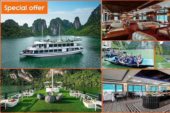 Ha Long Bay Afternoon Cruise: 5-Hour Tour with Sung Sot Cave & Kayaking photo 1