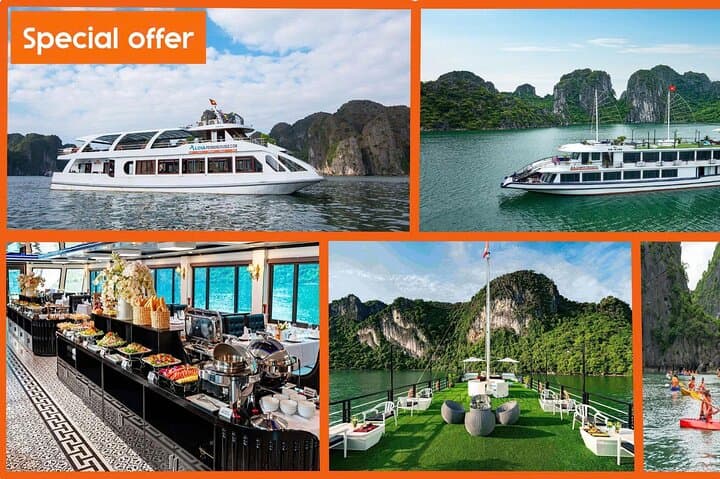 Halong Bay One-Day Cruise from Hanoi — Seafood, Kayaks & Titop Island