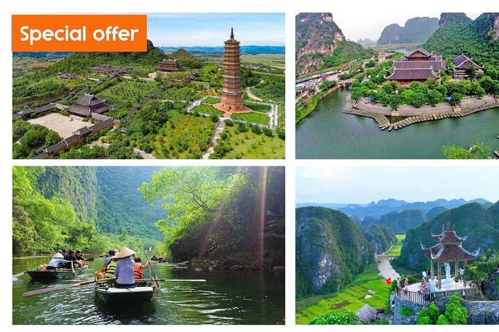 Ninh Binh Day Trip from Hanoi: Trang An, Bai Dinh & Hang Mua Highlights