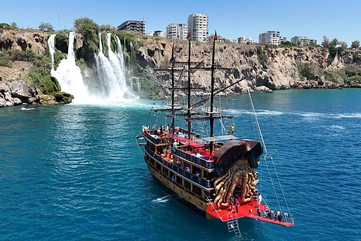 Pirate Boat Cruise to Düden Waterfall — Antalya Coastal Swim & Lunch photo 3