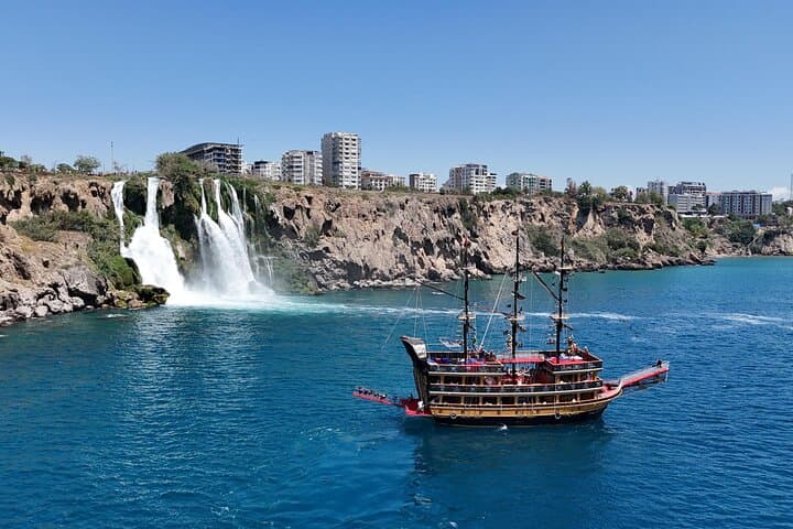 Pirate Boat Cruise to Düden Waterfall — Antalya Coastal Swim & Lunch photo 4