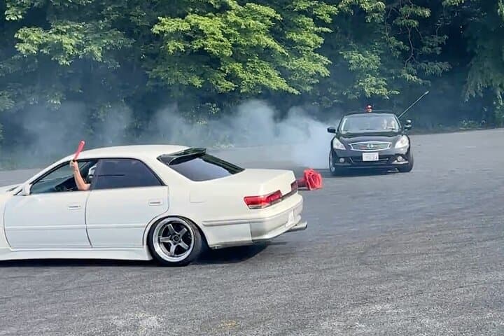Tokyo Drift Police Car Chase Experience in Daikoku, Japan