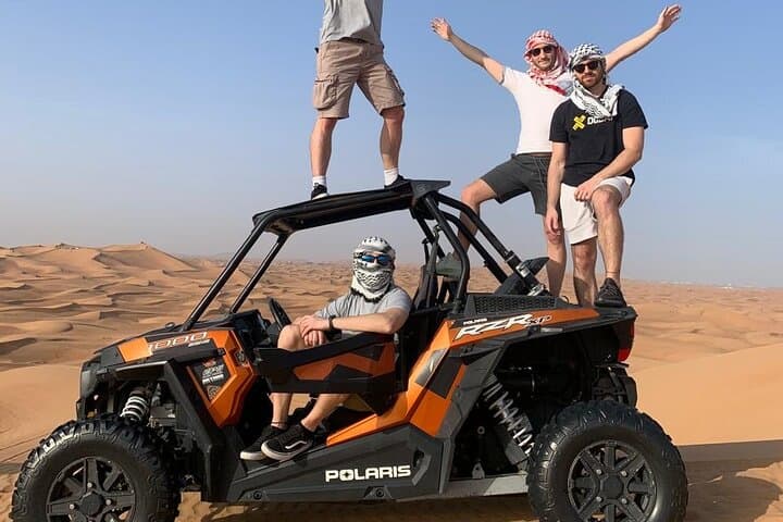 Dubai Dunes Trio: Buggy Rides, Sandboarding & Camel Treks in the Red Desert photo 6