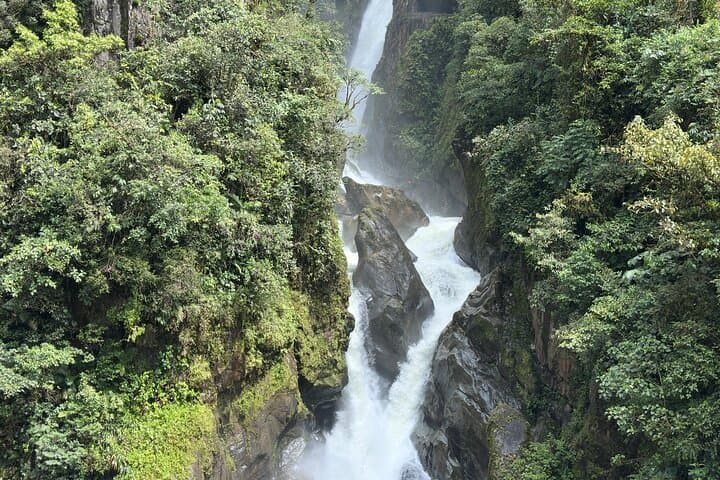 Full-Day Baños Adventure from Quito: Waterfalls, Canopy & Cable Car