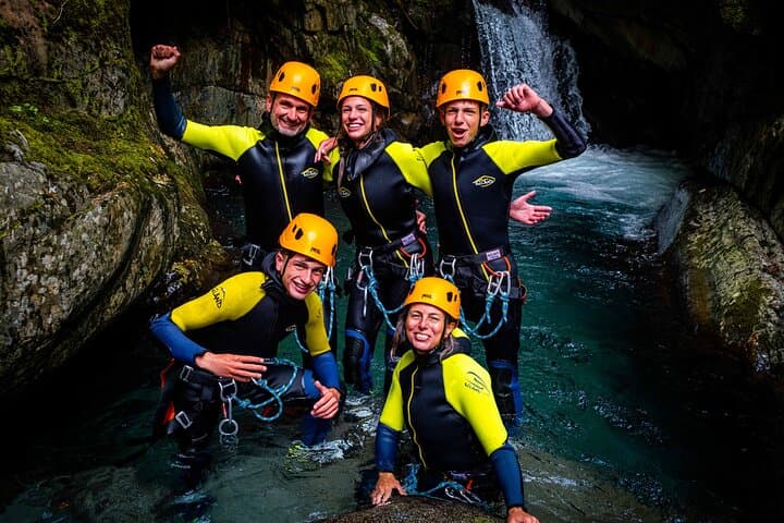 Canyoning the Marc Gorge: Guided Jumps, Abseils & Natural Slides in the French Pyrenees