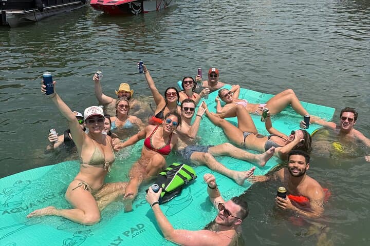 Lake Austin BYOB Luxury Boat Cruise: Party, Swim, and Sunset Views