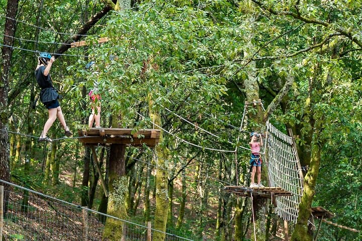 High Ropes Adventure at Bravaes Kayak Park — Braga Family Canopy Course photo 3