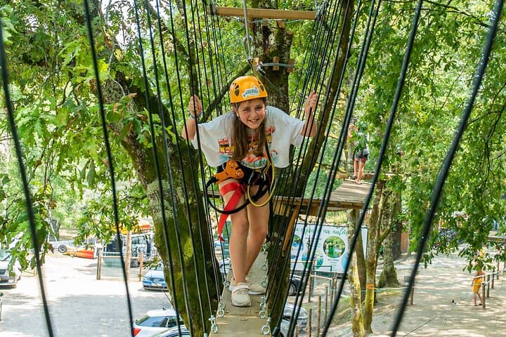 High Ropes Adventure at Bravaes Kayak Park — Braga Family Canopy Course photo 1