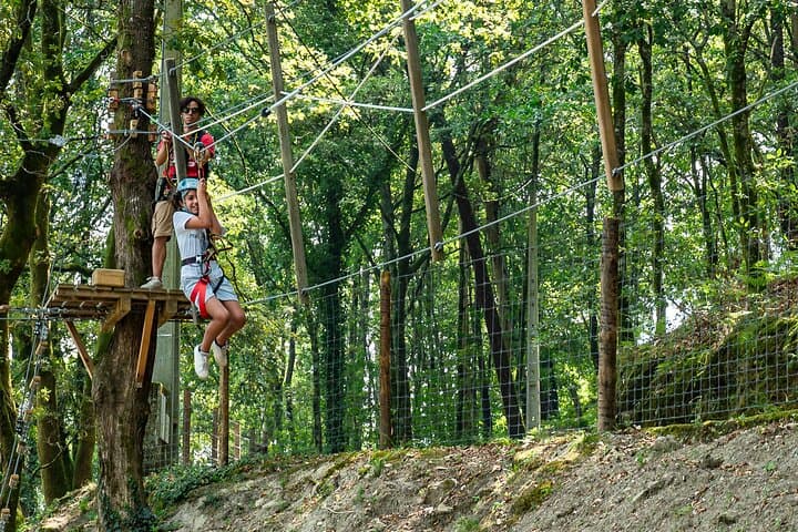 High Ropes Adventure at Bravaes Kayak Park — Braga Family Canopy Course photo 2