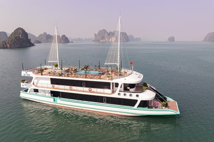 Halong Bay Luxury Day Cruise from Hanoi — Sung Sot Cave, Kayak & Buffet photo 2