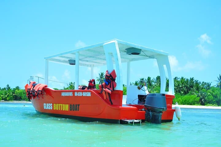 Glass-bottom boat and snorkel tour to Punta Cana's natural pool photo 6