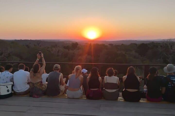 Sunset at Tikal from Flores: Guided Evening Tour to the Lost World Pyramid photo 2