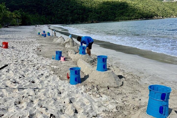 Learn Sandcastle Sculpting at Magens Bay: Create A Castle Lessons in St. Thomas photo 3