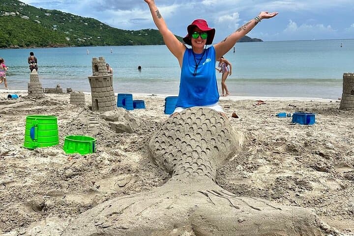 Learn Sandcastle Sculpting at Magens Bay: Create A Castle Lessons in St. Thomas photo 5
