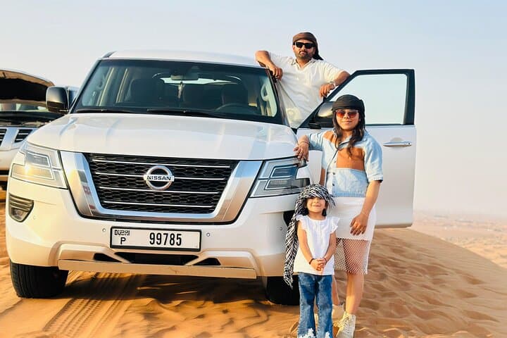 Dubai Private Desert Safari & Premium Camp Dinner — Dune Bashing, Sunset & Live Shows photo 3