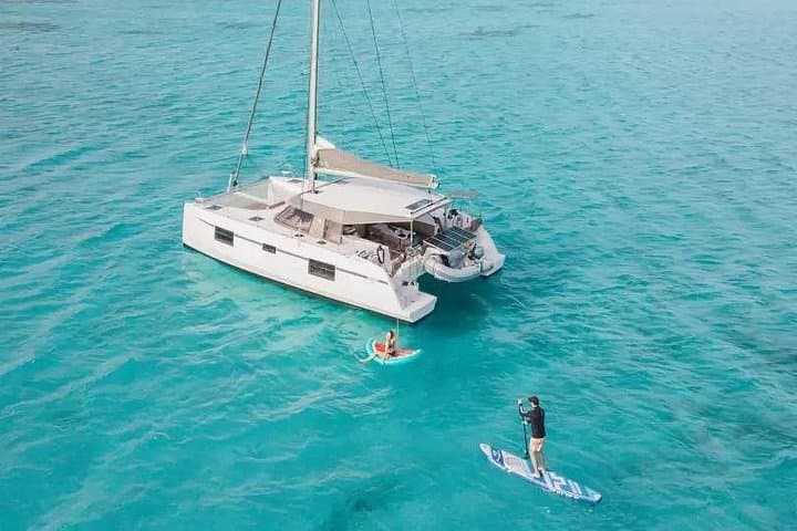 Mykonos Semi-Private Catamaran: Sail, Sip & Swim to Delos and Rhenia photo 1