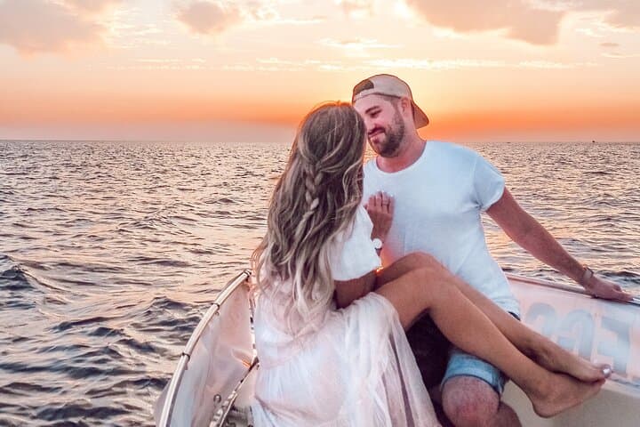 Cinque Terre Sunset Boat Tour & Swim — Riomaggiore to Monterosso