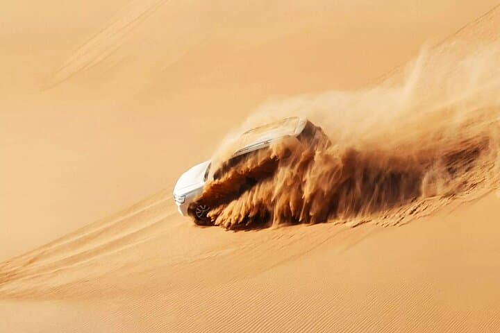 Abu Dhabi Evening Desert Safari: Dune Bashing, Camel Rides & BBQ Dinner
