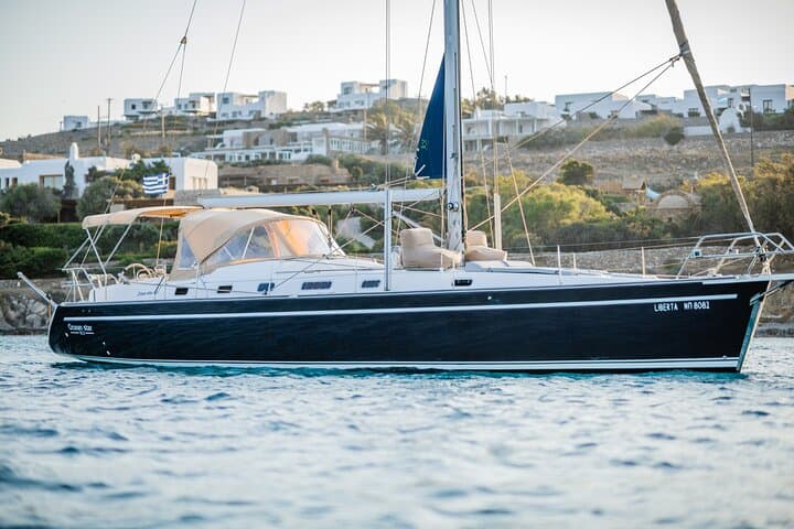 Sail, Taste & Connect: Semi‑Private Mykonos Catamaran with Seafood and Wine