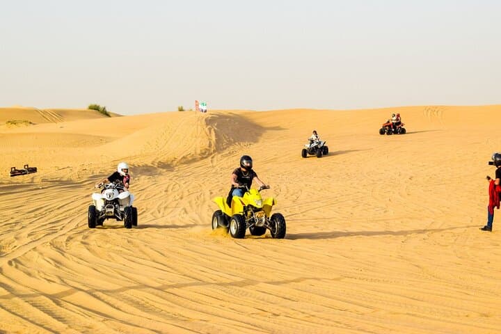 Private Dubai Desert Safari with Quad Bike & 4x4 Dune Bashing photo 2