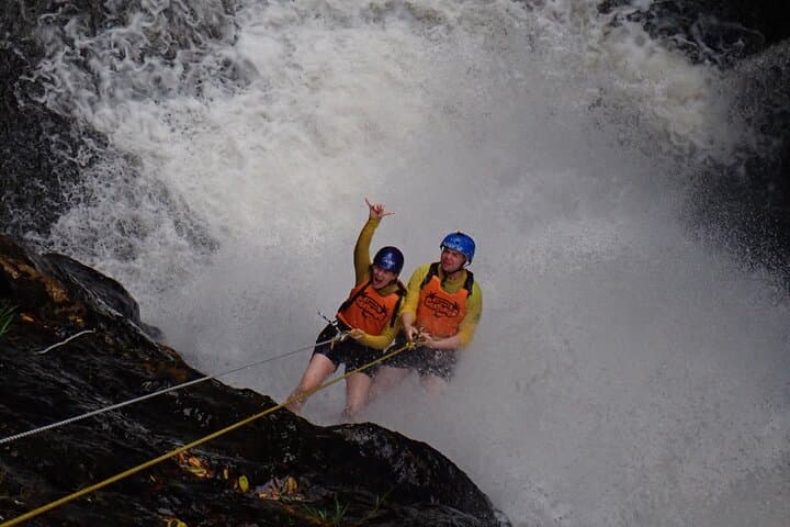 Crystal Canyon Canyoning: Abseils, Jumps and Pools at Crystal Cascades photo 2