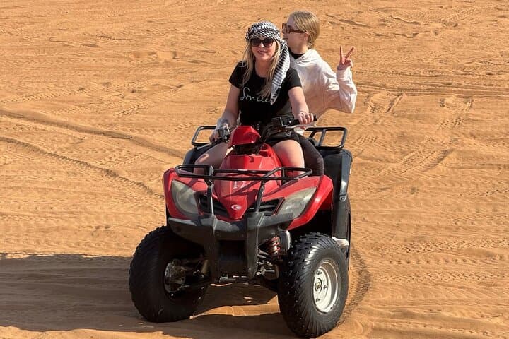 Private Dubai Desert Safari with Quad Bike & 4x4 Dune Bashing